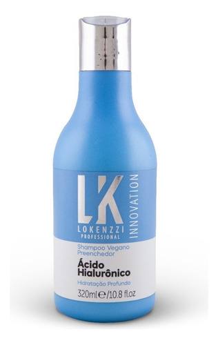 Shampoo Ácido Hialurônico Lokenzzi Profissional 320ml