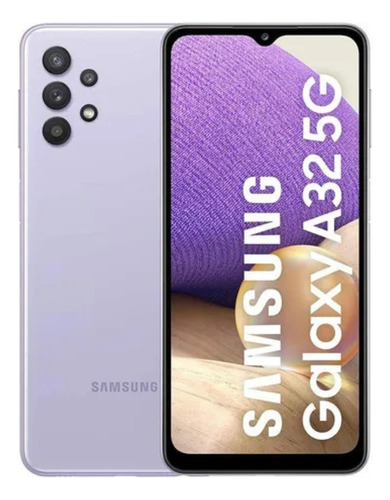 Samsung A32 - Celular 128gb, 4gb Ram, Sin Dual Sim Violeta (Reacondicionado)