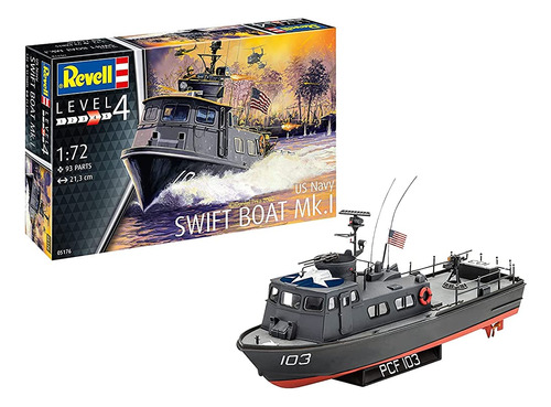 Revell 05176 Us Navy Swift Boat Mk.i Model Kit 1:72 Escala