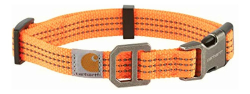 Carhartt Dog Collar Hunter Orange/brushed Nickel