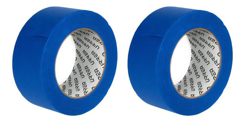 Kit De 2 Cintas Masking Tape Industrial 24mm, De 50 M C/u Color Azul