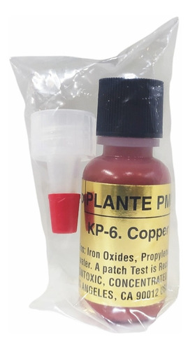 Pigmento Kp Para Micropigmentación Labios, #6 Cooper Red