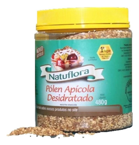 Pólen Apícola Desidratado Natural De Abelha 480g Natuflora