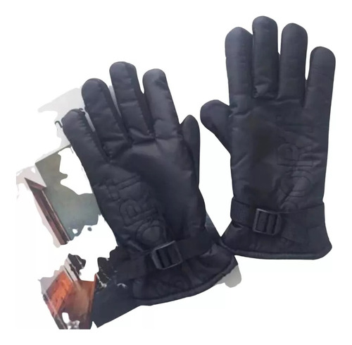 Par De Guantes Impermeables Moto Nieve Con Corderito Dentro