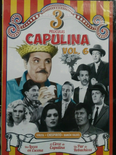 Capulina Vol. 6 Dvd 3 Peliculas Nuevo