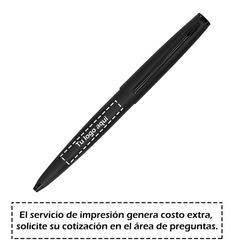 Imagen 2 de 10 de Set De Dos Bolígrafos Metálicos Con Acabado Mate