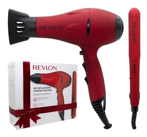 Kit Revlon Secador + Planchita Profesional Pelo