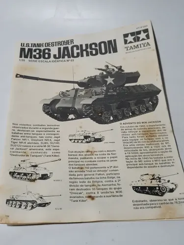 Tanque De Guerra M36 Jackson - 1:35 Tamiya Brasil (3503