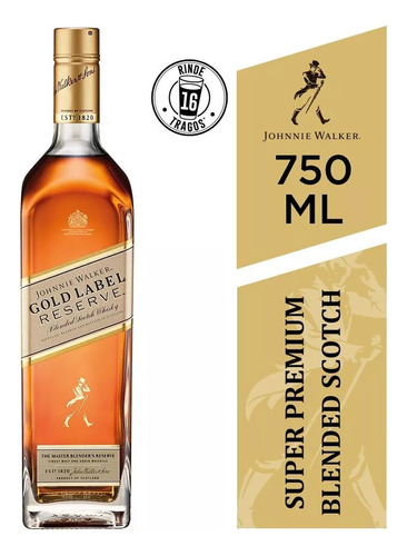 Whisky Johnnie Walker Gold Label Reserve 40º 750ml