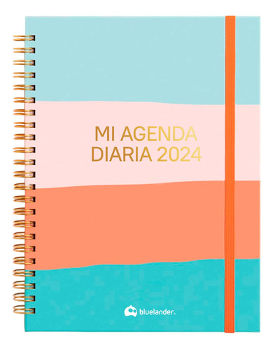 Agenda Diario Organizador Planificador Pasta Dura De Espiral