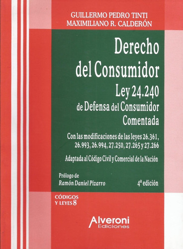 Derecho Del Consumidor Ley 24.420  Tinti