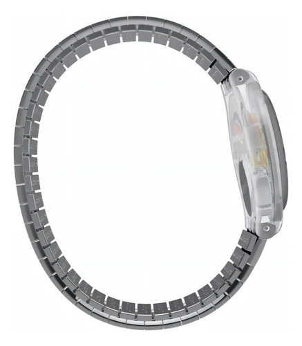Relógio de aço inoxidável Swatch Silverall Original Gm416b de 3 Atm