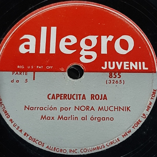 Sin Tapa Nora Muchnick Max Marlin Allegro Vm0