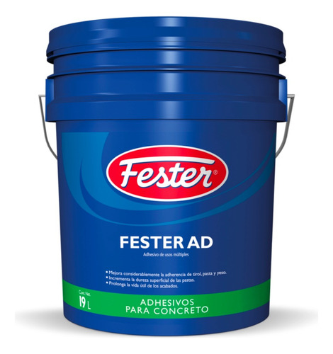 Adherente Y Fortificador De Concreto Fester Ad 19l