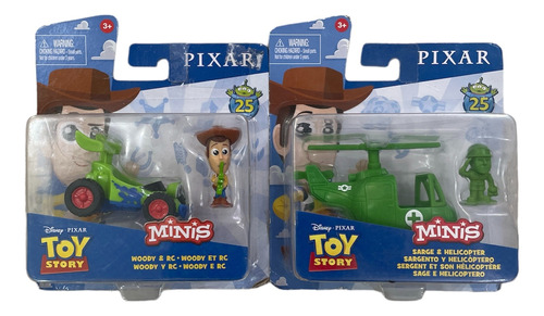 Figuras Disney Pixar Toy Story Minis 25 Años