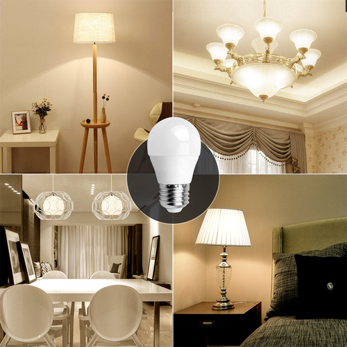 Lampara Foco Led Ahorrador G45 E27 7w 10pcs Aigostar
