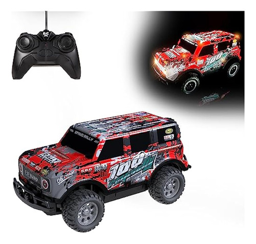 Coche De Control Remoto, 1/24 Scale Light Up Racing Car Toys