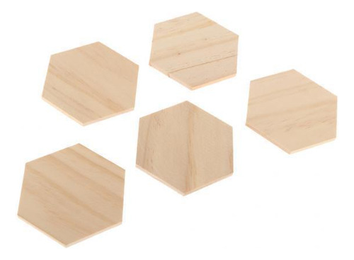 6 Paquete De 2-6 5 Piezas De Placa Hexagonal De 9x7.8cm