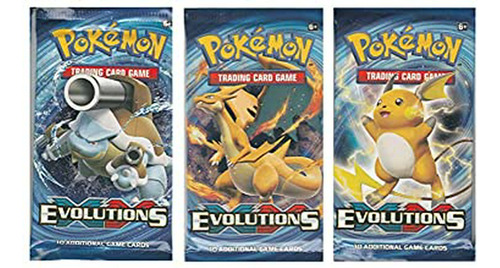 Pokémon Tcg: Paquete De 3 Boosters Xy Evolutions