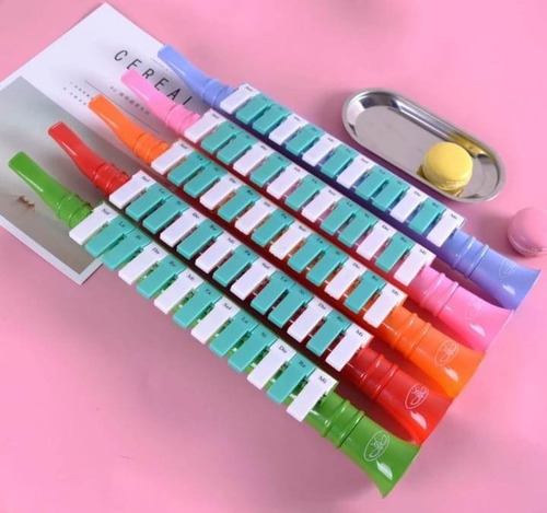 Imagen 3 de 10 de Flauta Melodica 13 Notas Varios Colores Teclado