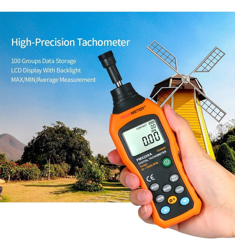 Xd Peakmeter Tacómetro Digital Portátil Motor De Contacto