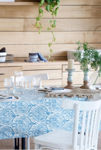 Imagen 4 de 5 de Mantel Practico Blue Carpet Deco Petite Affaire