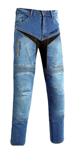 Pantalon Para Motociclista Con Protecciones Atrox At-2933