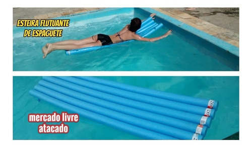 Cadeirinha Flutuante De Espaguete Macarrão Para Piscina Natação Hidroginastica Lazer Mar Rio Capacidade Para 130kg