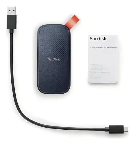 Ssd Externo 1tb Sandisk Portable Usb-c 800mb Alta Velocidade Ssd Externo 1tb Sandisk Portable Usb-c 800mb Alta Velocidade