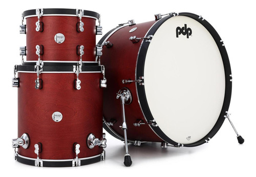 Shell Pack Concept Maple Classic 3 Piezas Pdcc2613oe Pacific Color Color Rojo