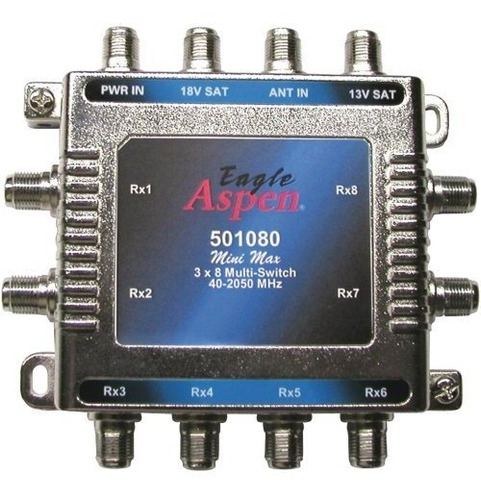 Eagle Aspen 501080 - Interruptor Múltiple (3 En 8 Salidas)
