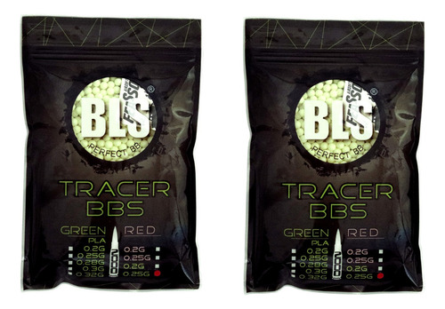 Bbs Tracer Airsoft C/4000 1kg* Neon Feasso F-bbs25t
