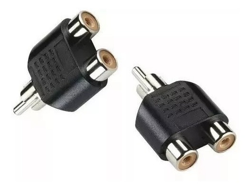 Conector Rca Macho A Dos Rca Hembras Marca: Bk ( Par) 