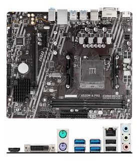 Placa Madre Msi A520m-a Pro, Chipset Ddr4 Socket Am4 Atx