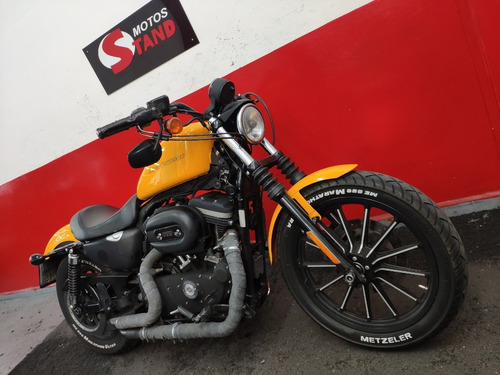 Harley Davidson Sportster Xl 883 N Iron Abs 2011 Amarela