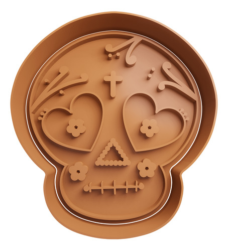 Cortador De Calavera Mexicana Fondant