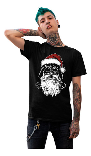 Playera/camiseta Estampado Navideño Star Wars Darth Vader 