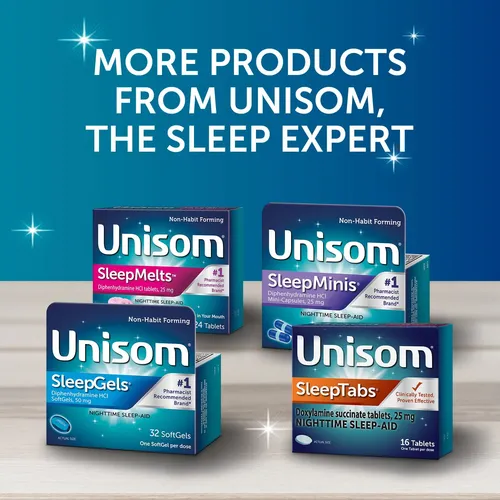 Sleeptabs Unisom Doxilamina Succinato Tabletas 32ct.