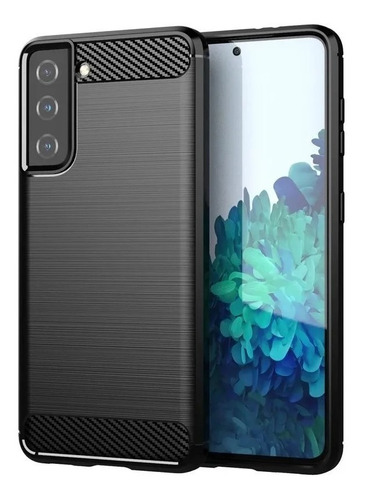 Imagen 1 de 2 de Funda Para Samsung Motorola Xiaomi Apple LG Tpu + Carbono