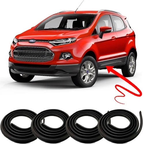 Kit Burlete Gomas 4 Puertas Ford Ecosport 2013 .....