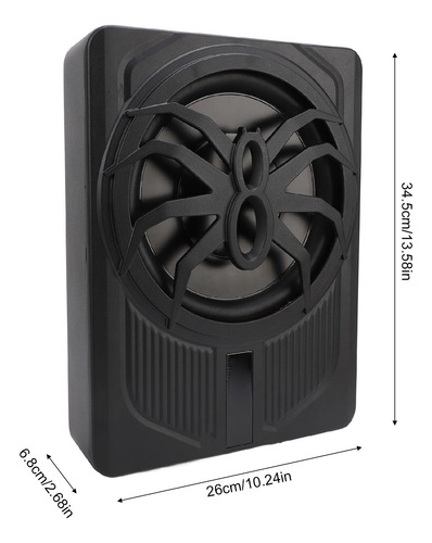 Coche Colorido De 800 W Con Subwoofer Delgado Para Debajo De