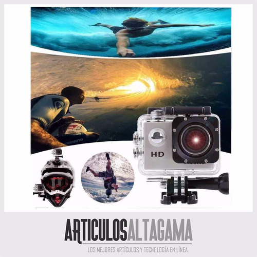 Camara De Video Deportiva Resistente Al Agua Para Casco Moto