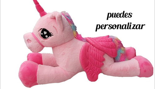 Unicornio Peluche Grande Gigante  1.00 Metro Personalizado 