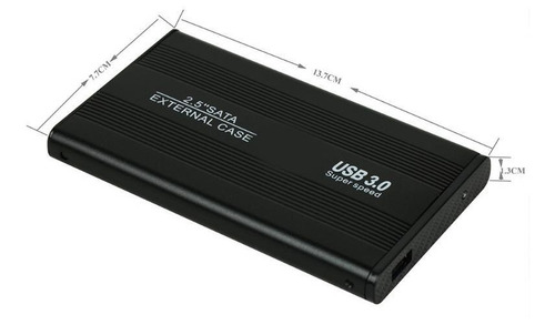 Imagen 3 de 5 de Case Cofre Disco Duro 2.5 Sata Usb 3.0 Aluminio Externo *