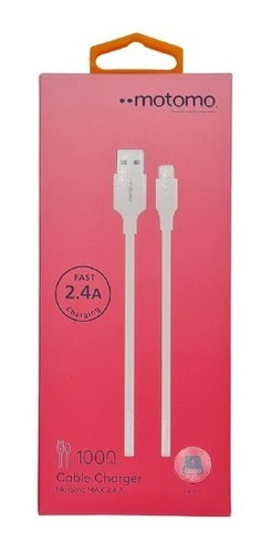 Cable Motomo Usb Tipo C Max 2.4a - 1 Metro