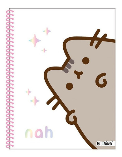 Cuaderno Universitario Pusheen 80 Hojas T/sr Mooving Rayado Color 2