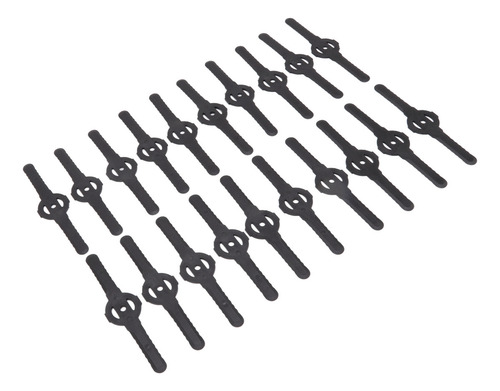 20 Cuchillas De Plástico Para Cortacésped Eléctrico Para Jar
