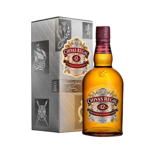 Imagen 1 de 12 de Chivas Regal 12 Años Scotch - 750 mL - Unidad - 1 - Botella