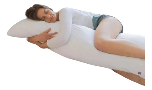 Almofada Xuxão Travesseiro Corpo 1,40m X 40cm Antialérgico