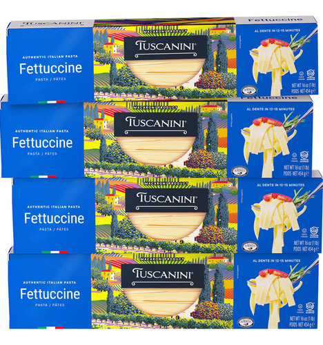 Tuscanini Autntica Pasta Italiana De Fettuccine De 16 Onzas